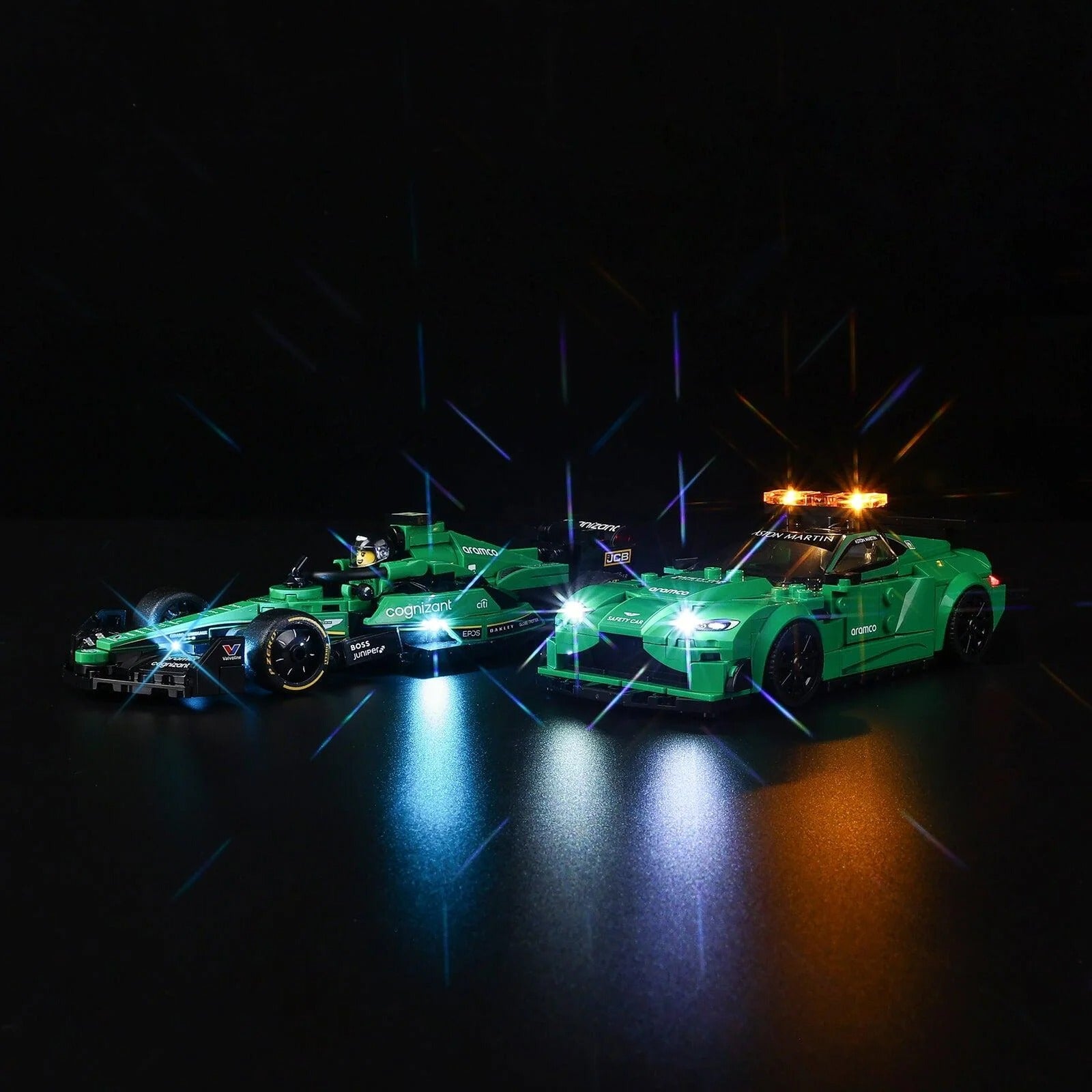 Aston Martin Safety Car & AMR23 76925 LED Light Kit – Building Block Lighting | Power Brickz™