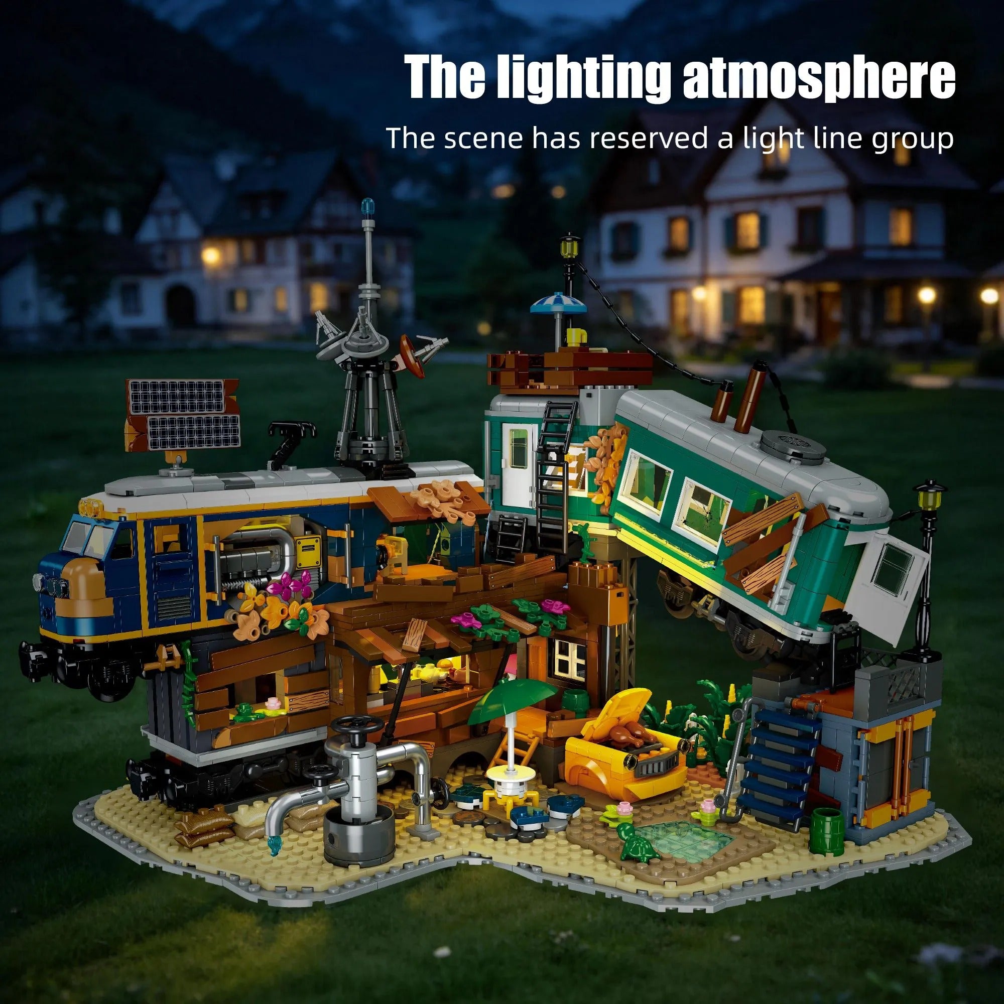 Train Park Modular Buildings | 2349 Pcs