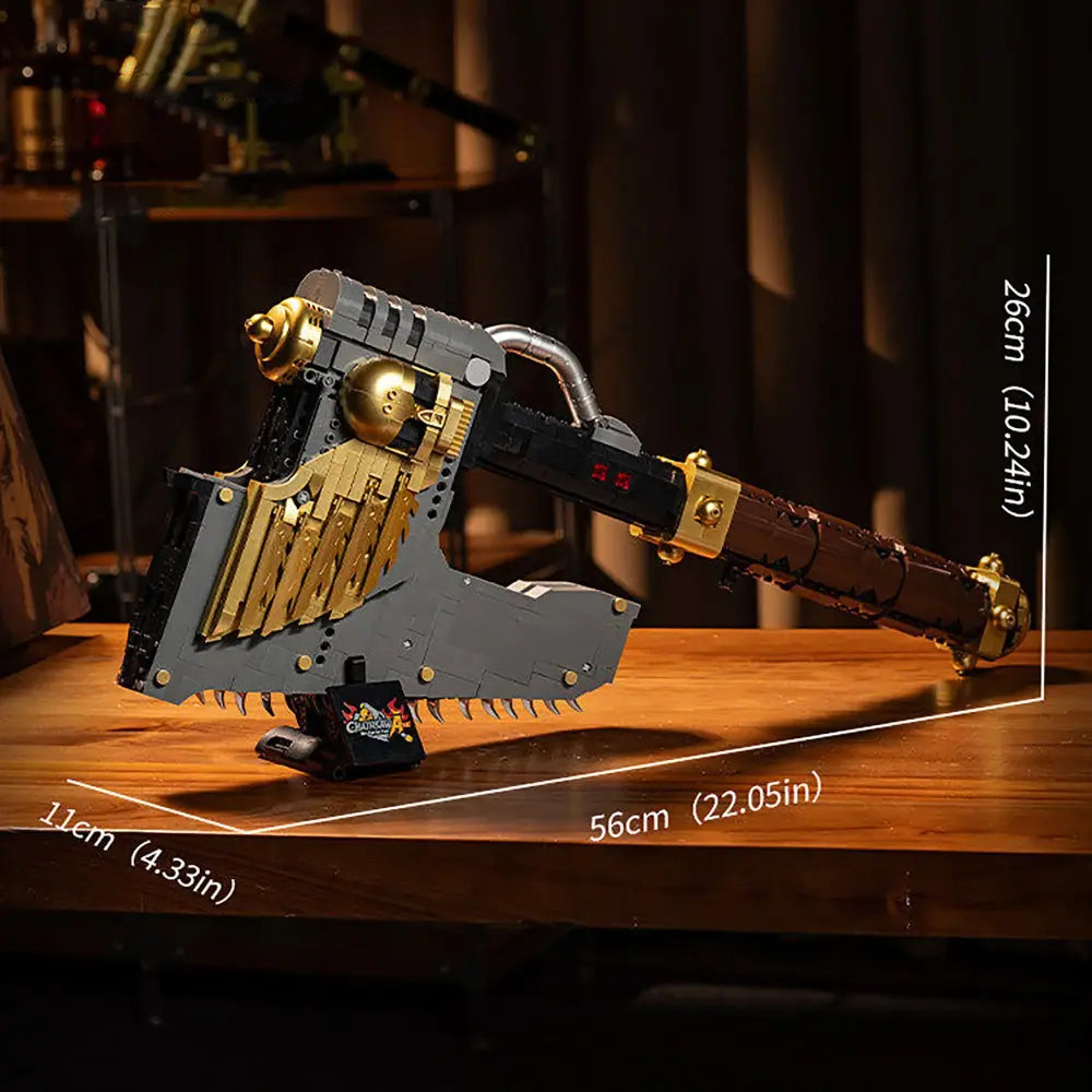 Motorized Electric Chainsaw Axe Building Blocks Kit