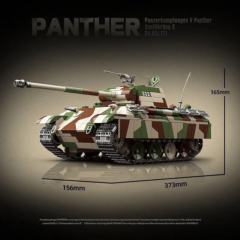 German Panzerkampfwagen V Panther Tank | 2288 Pcs