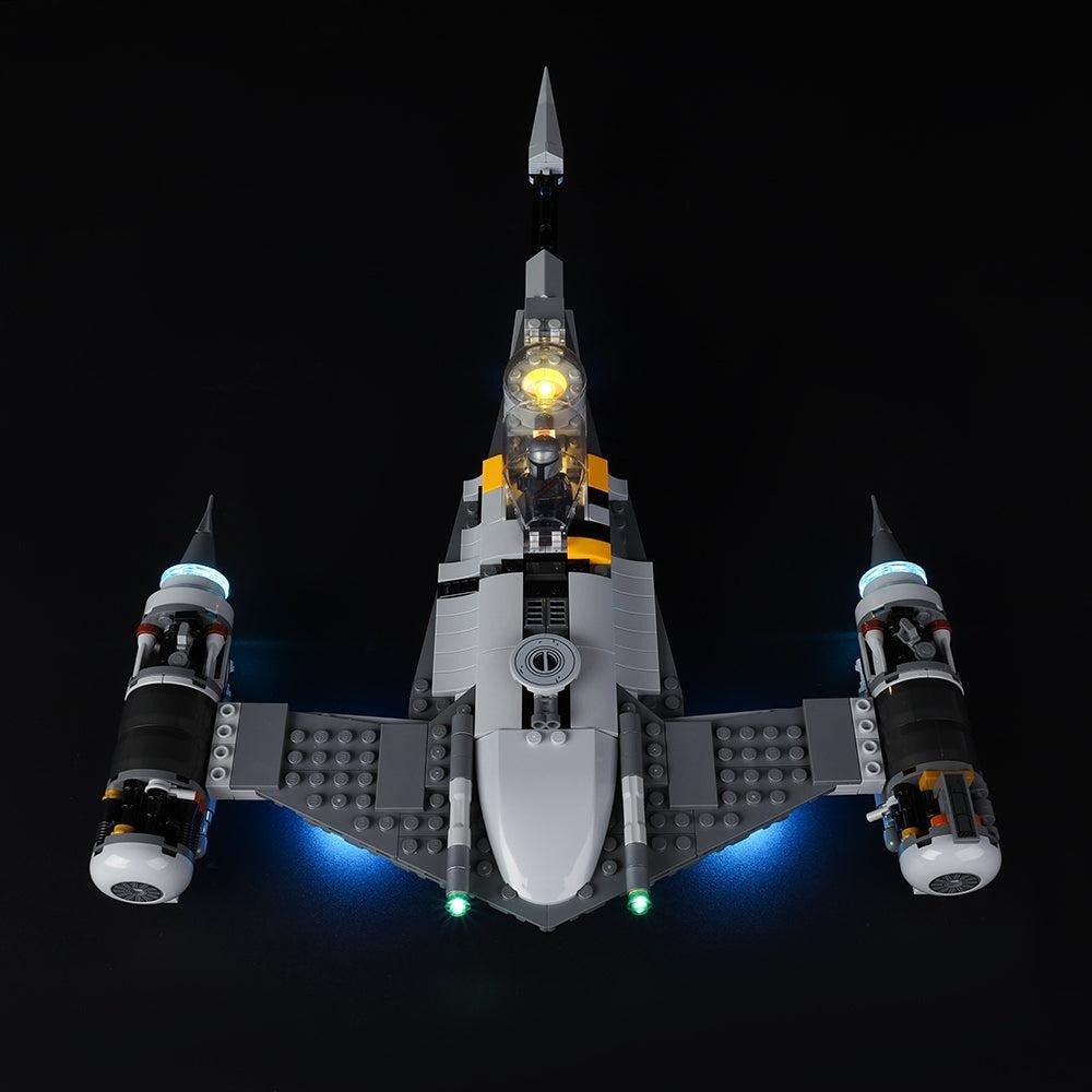 The Mandalorian's N-1 Starfighter 75325 LED Light Kit – Building Block Lighting | Power Brickz™