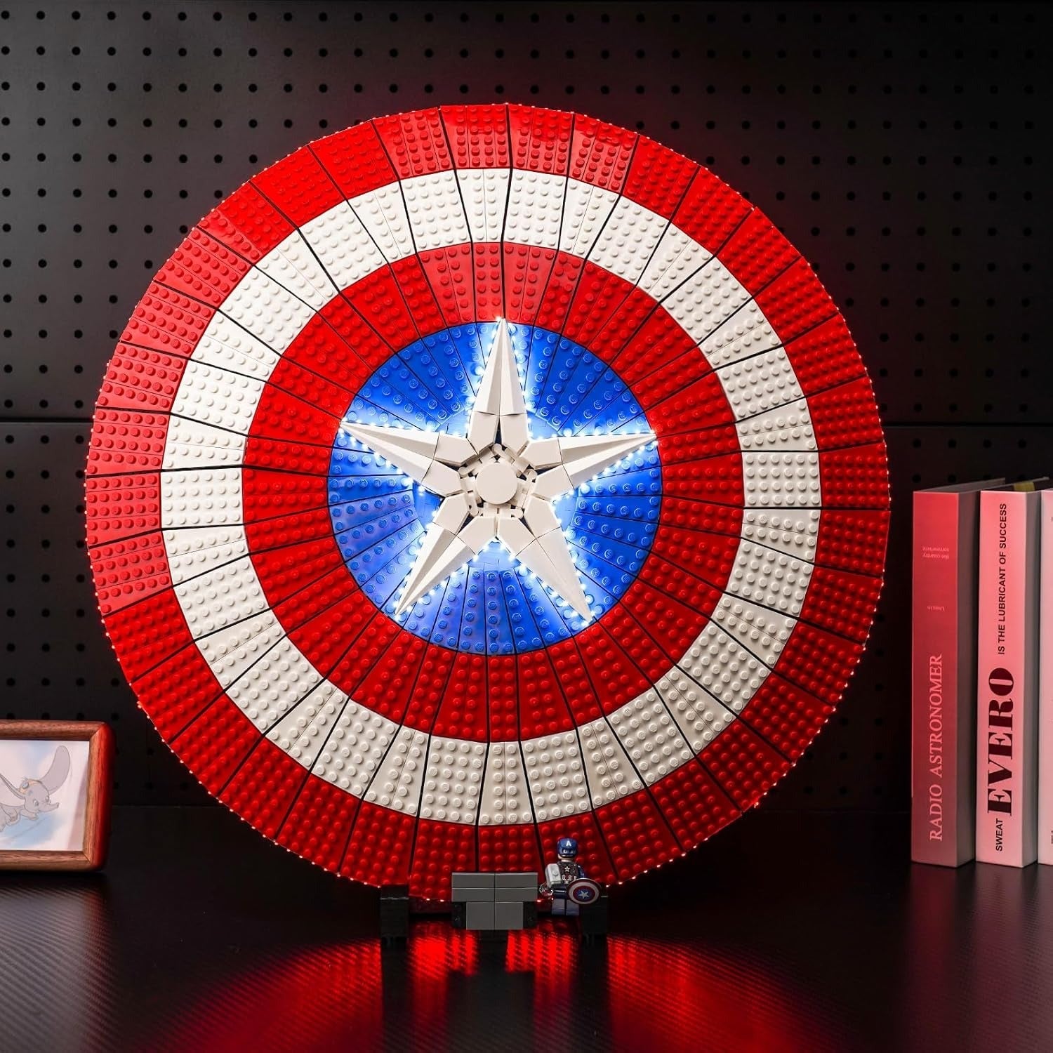 Captain America's Shield 76262 LED Light Kit – Building Block Lighting | Power Brickz™