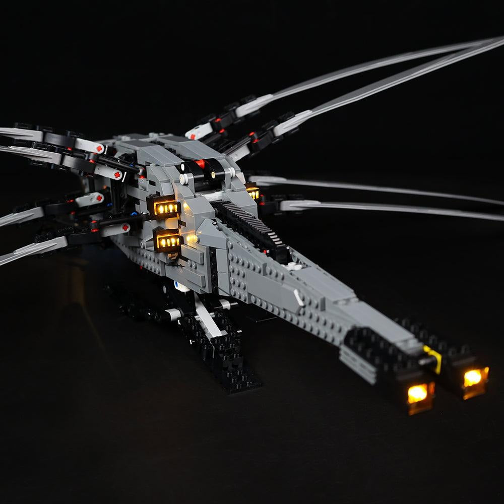 Dune Atreides Royal Ornithopter 10327 LED Light Kit – Building Block Lighting | Power Brickz™