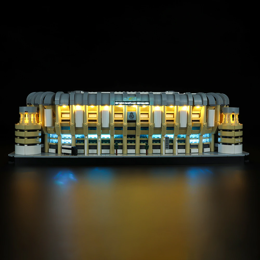 Real Madrid Santiago Bernabéu Stadium 10299 LED Light Kit – Building Block Lighting | Power Brickz™