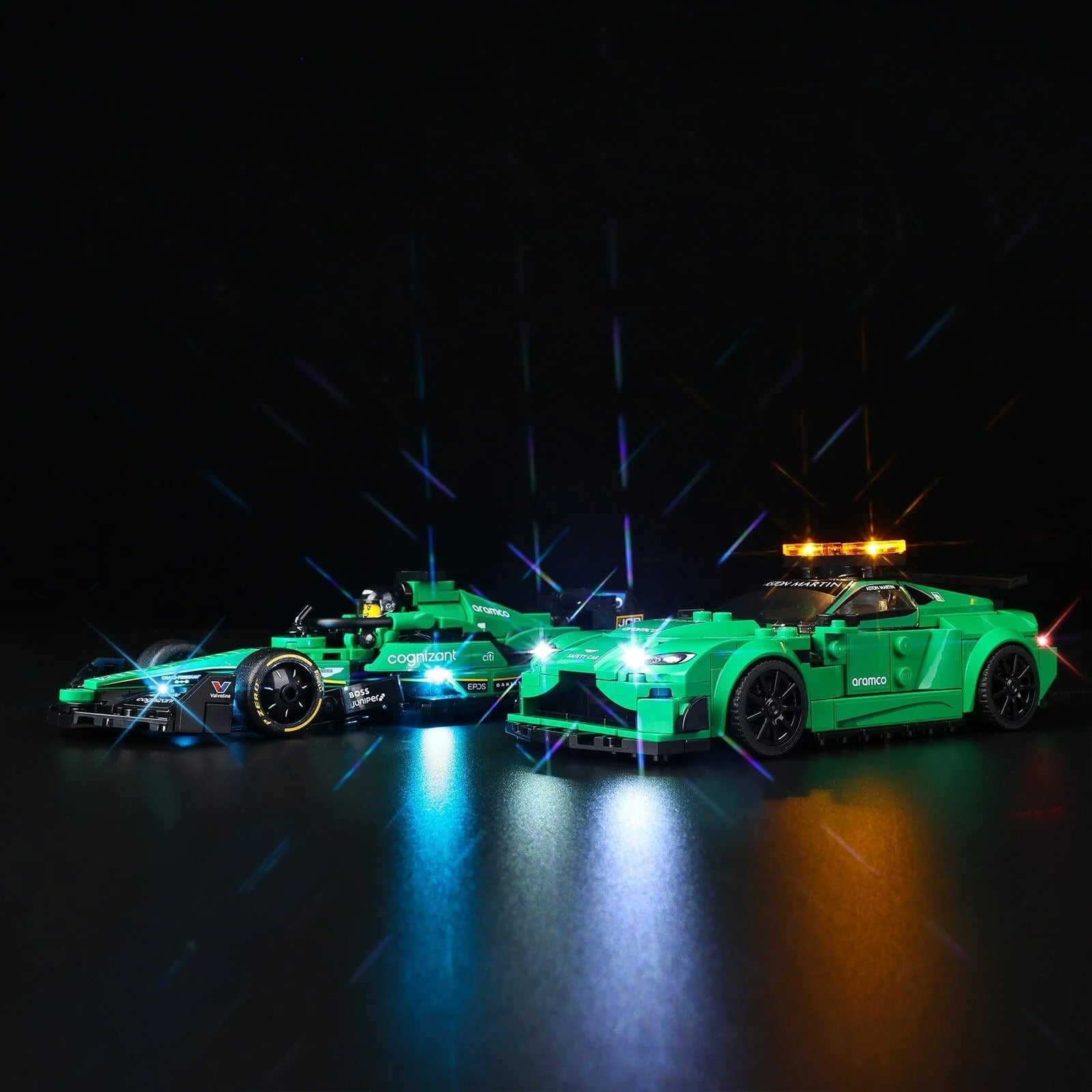 Aston Martin Safety Car & AMR23 76925 LED Light Kit – Building Block Lighting | Power Brickz™