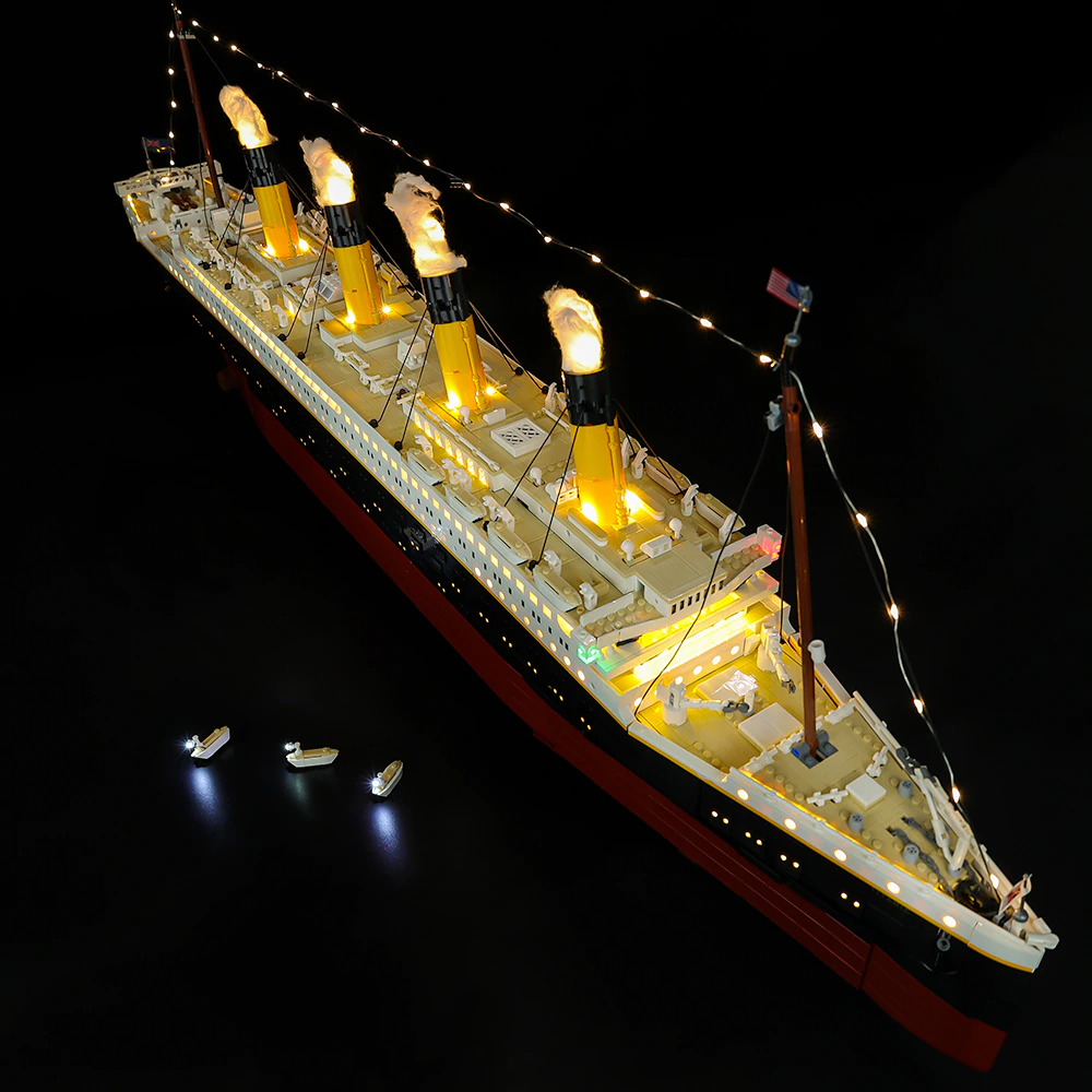 Titanic 10294 LED Light Kit – Building Block Lighting | Power Brickz™