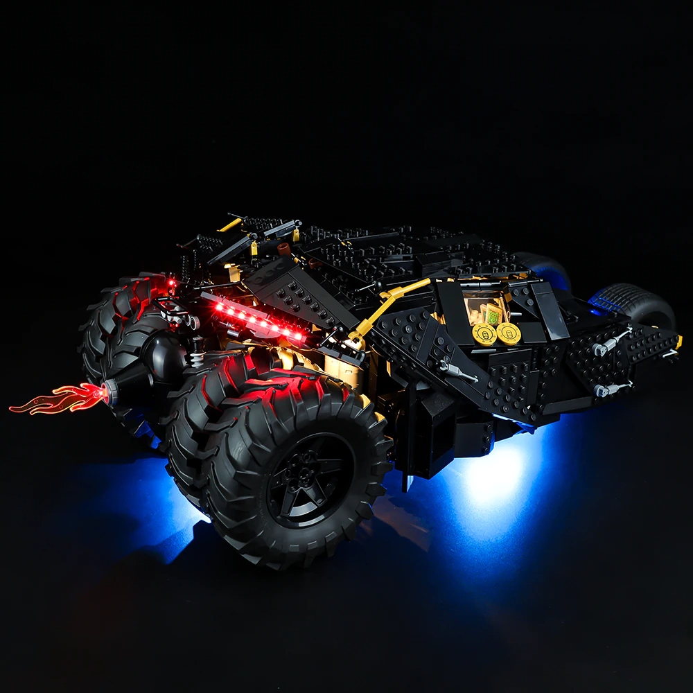 DC Batman Batmobile Tumbler 76240 LED Light Kit – Building Block Lighting | Power Brickz™