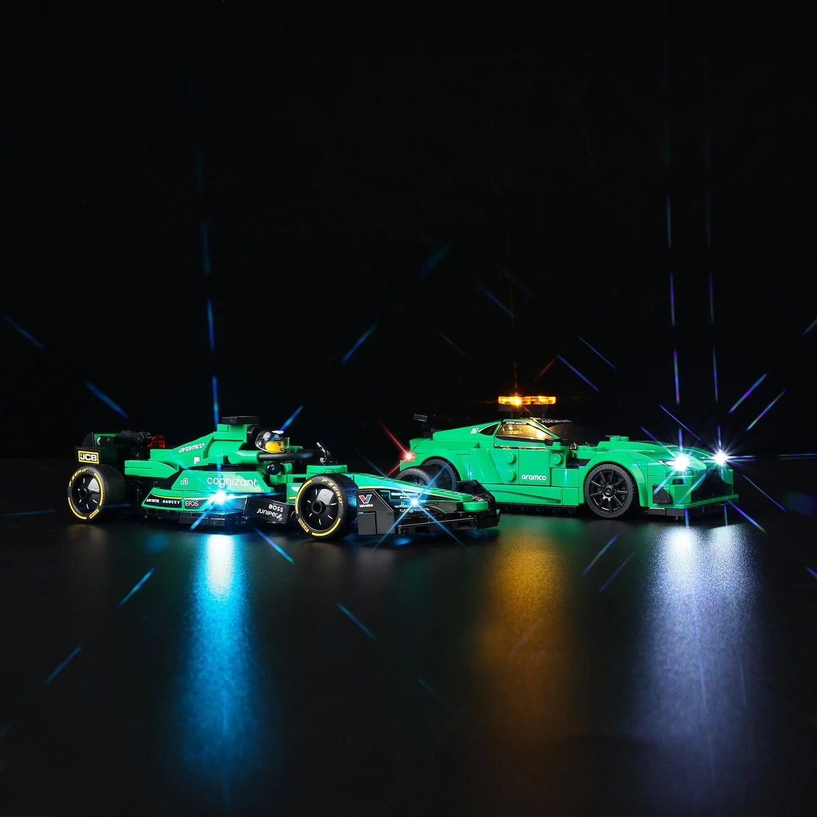 Aston Martin Safety Car & AMR23 76925 LED Light Kit – Building Block Lighting | Power Brickz™