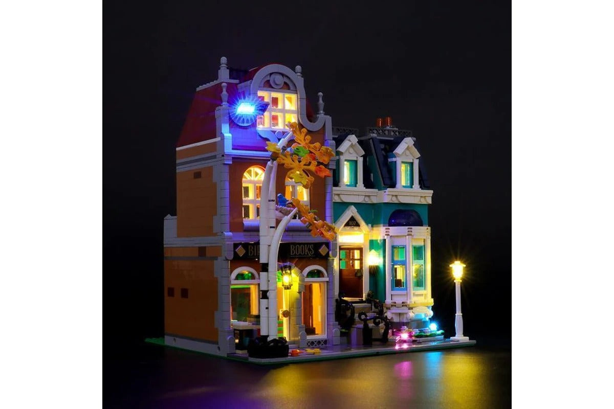 Bookshop 10270 LED Light Kit – Building Block Lighting | Power Brickz™