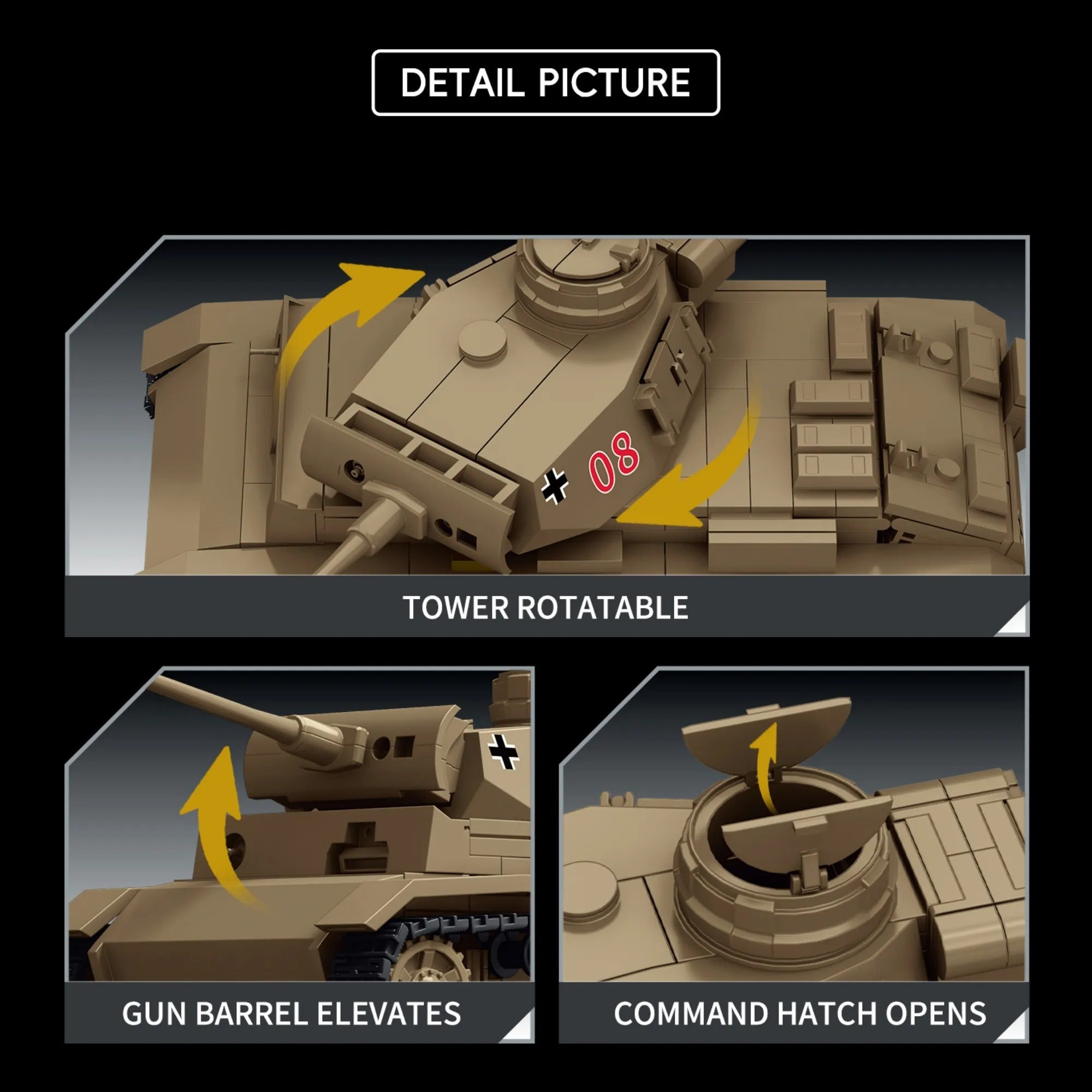Panzer III Battle Tank | 481 Pcs