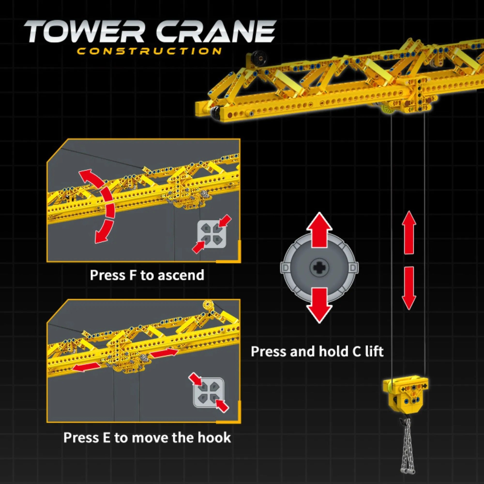 Construction Tower Crane – Jiaodu JD149 – Power Brickz