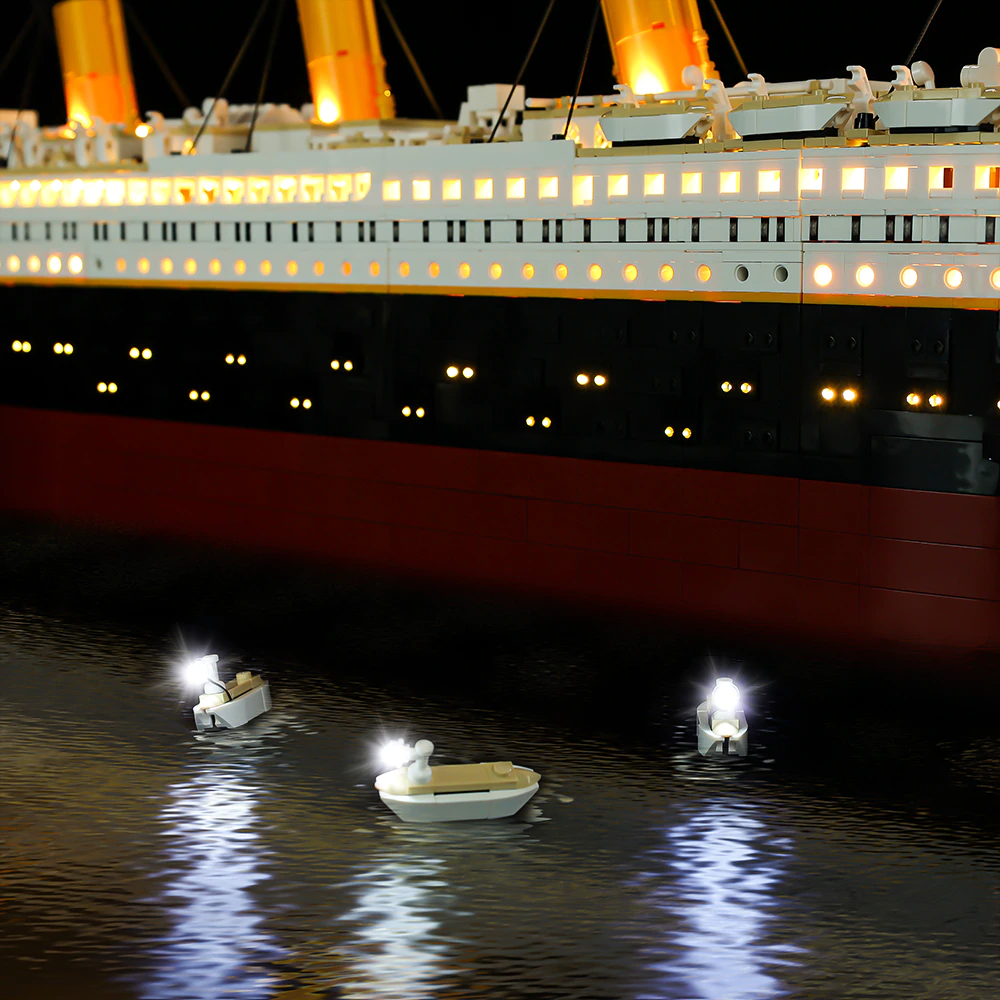 Titanic 10294 LED Light Kit – Building Block Lighting | Power Brickz™