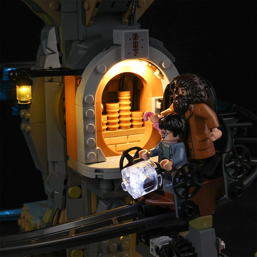 Gringotts Wizarding Bank Collectors' Edition 76417 LED Light Kit – Building Block Lighting | Power Brickz™