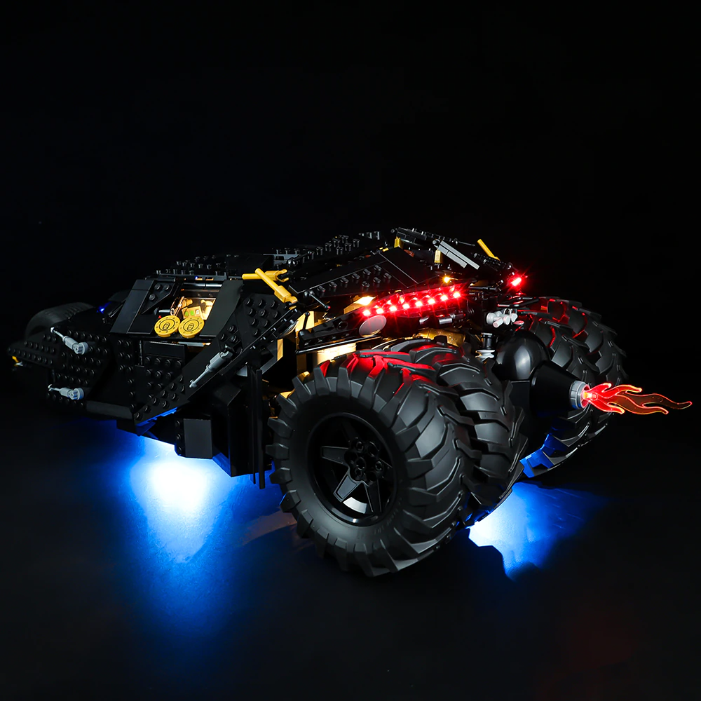 DC Batman Batmobile Tumbler 76240 LED Light Kit – Building Block Lighting | Power Brickz™