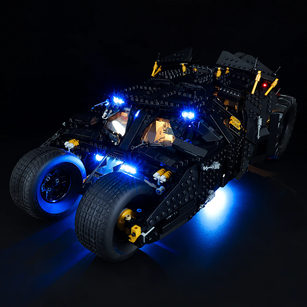DC Batman Batmobile Tumbler 76240 LED Light Kit – Building Block Lighting | Power Brickz™