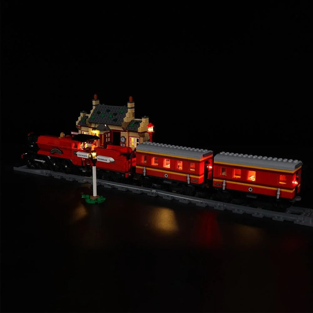 Hogwarts Express Train Set With Hogsmeade Station 76423 LED Light Kit – Building Block Lighting | Power Brickz™