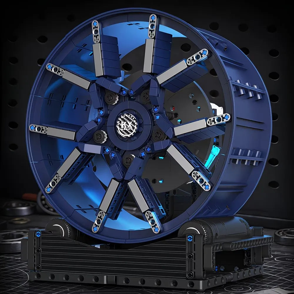 French W16 Hypercar Wheel Display Building Blocks Kit