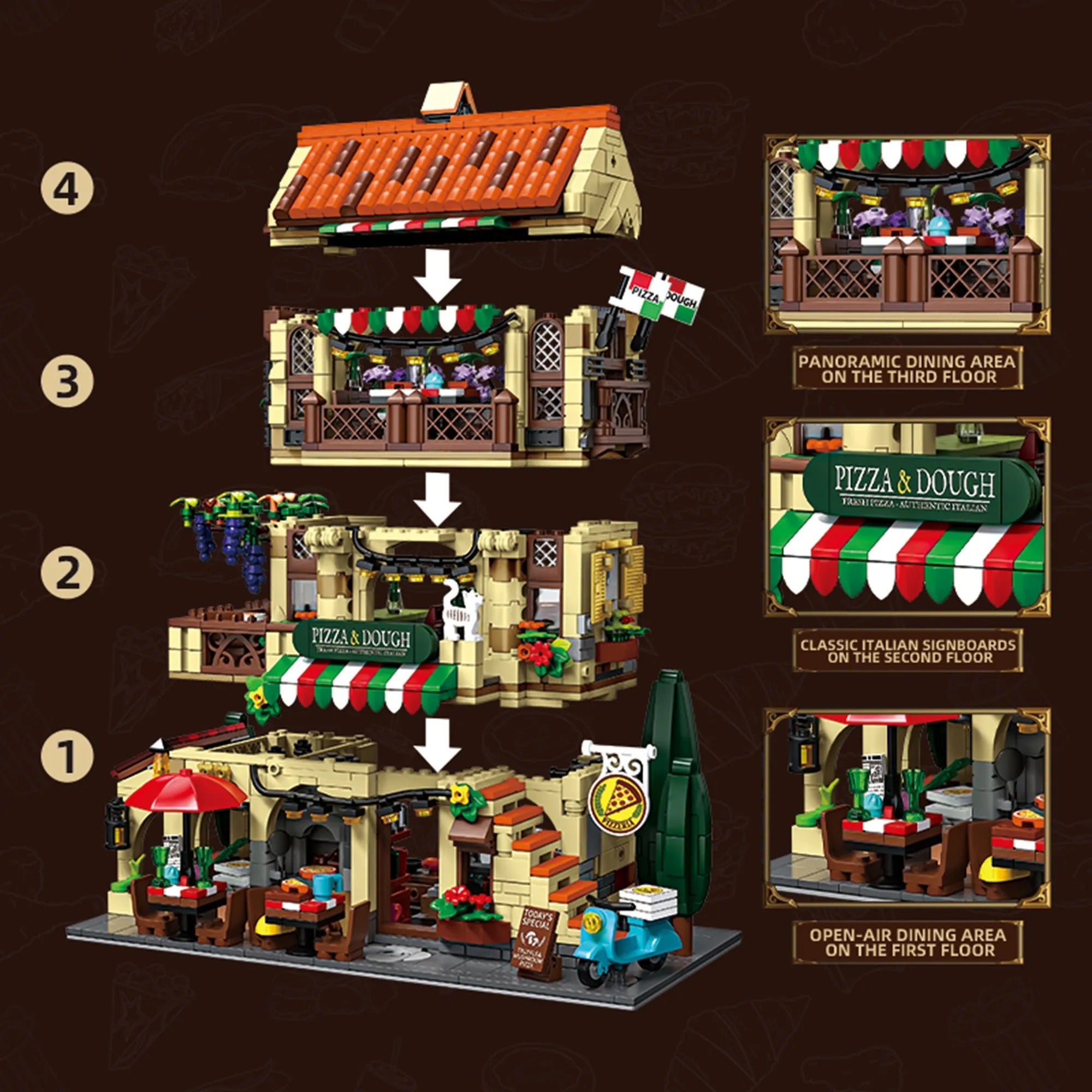 Pizza Shop | 1962 Pcs