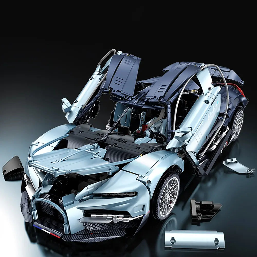 V16 Tourbillon Hypercar made from Building Blocks Kit