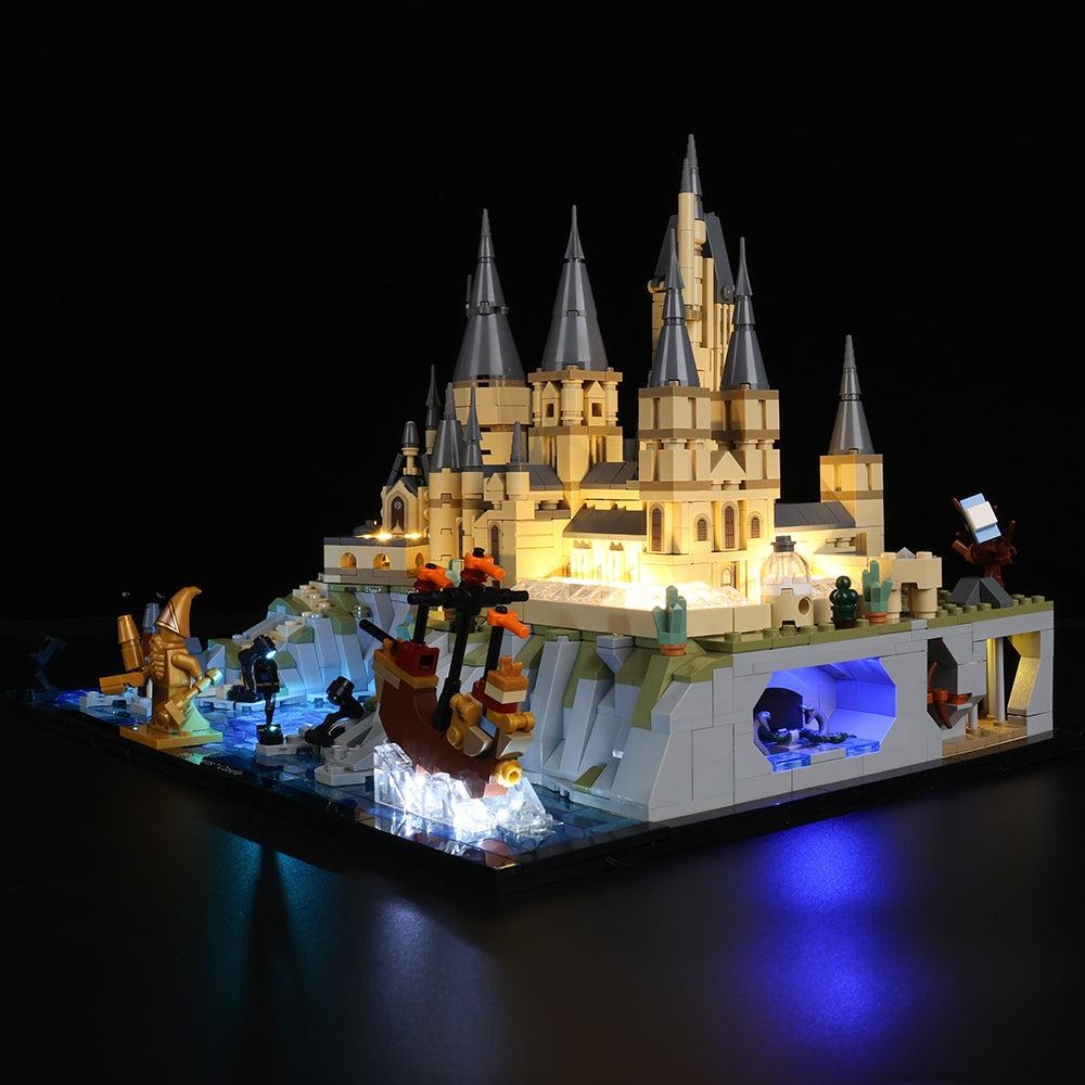 Hogwarts Castle And Grounds 76419 LED Light Kit – Building Block Lighting | Power Brickz™