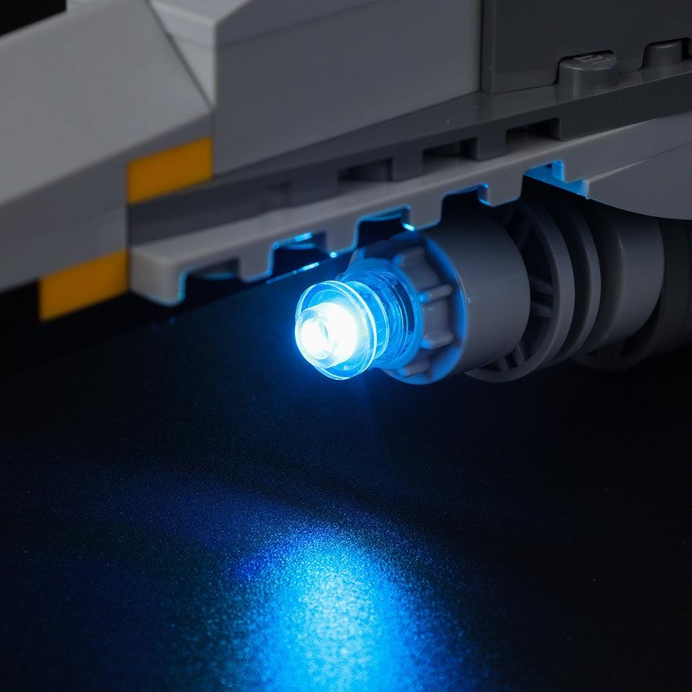 The Mandalorian's N-1 Starfighter 75325 LED Light Kit – Building Block Lighting | Power Brickz™