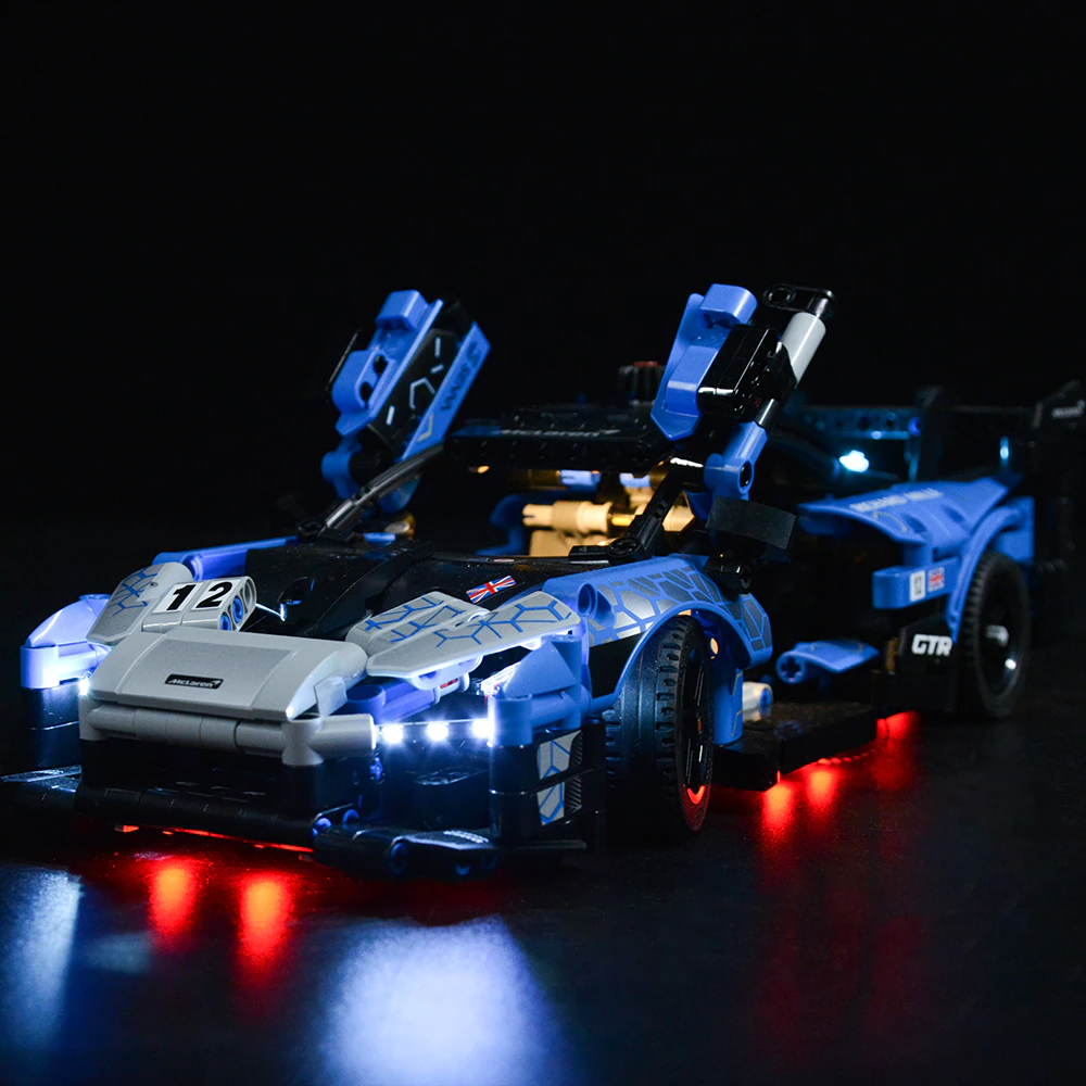 Mclaren Senna GTR 42123 LED Light Kit – Building Block Lighting | Power Brickz™