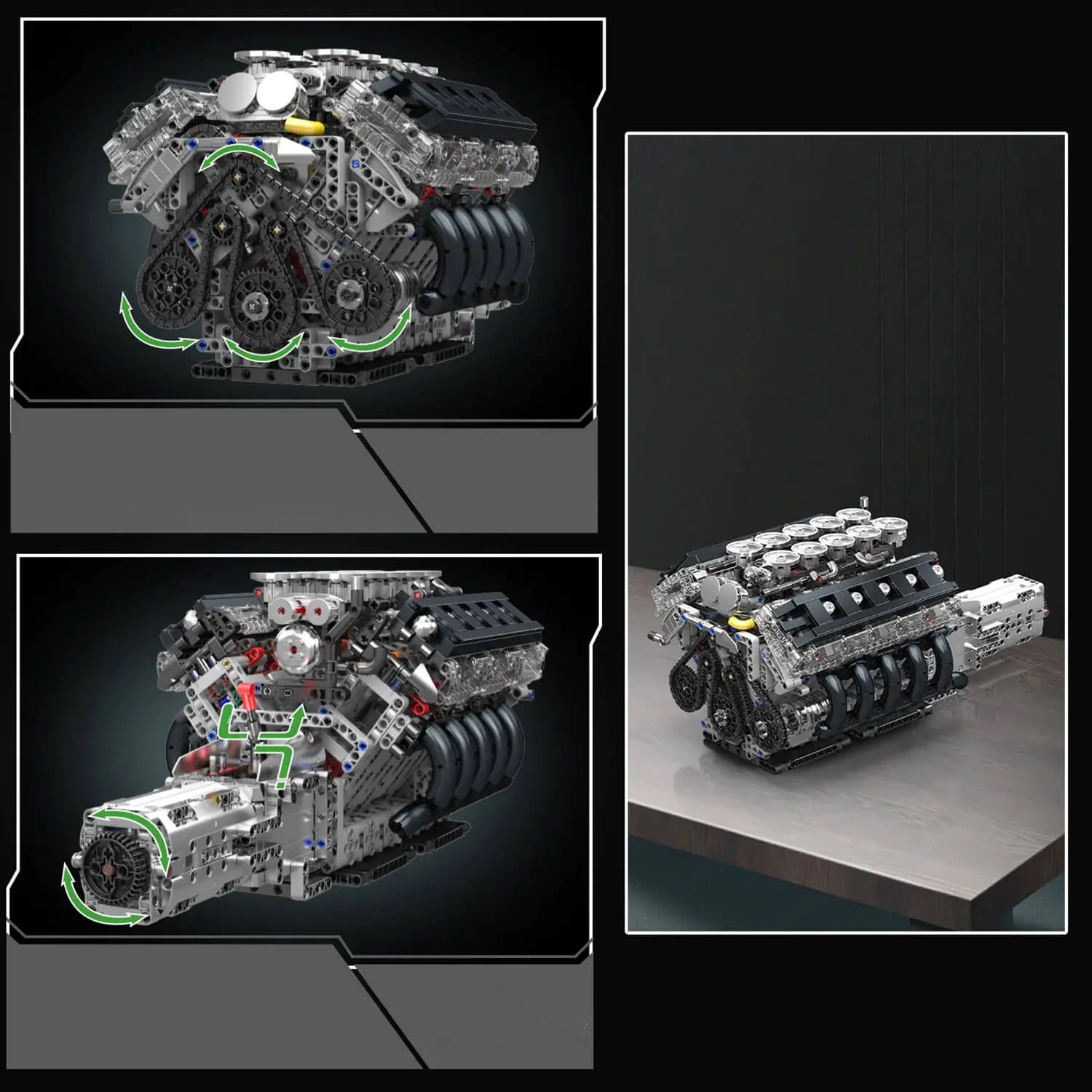 V10 Naturally Aspired JDM - Building Set | Power Brickz