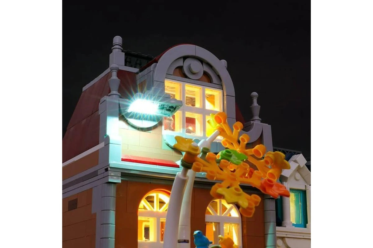 Bookshop 10270 LED Light Kit – Building Block Lighting | Power Brickz™