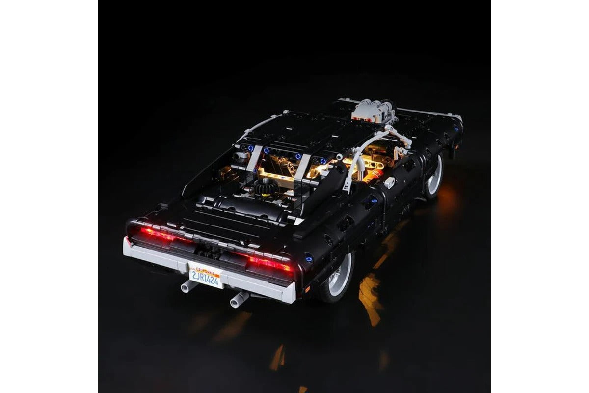 Fast And Furious Dom's Dodge Charger 42111 LED Light Kit – Building Block Lighting | Power Brickz™