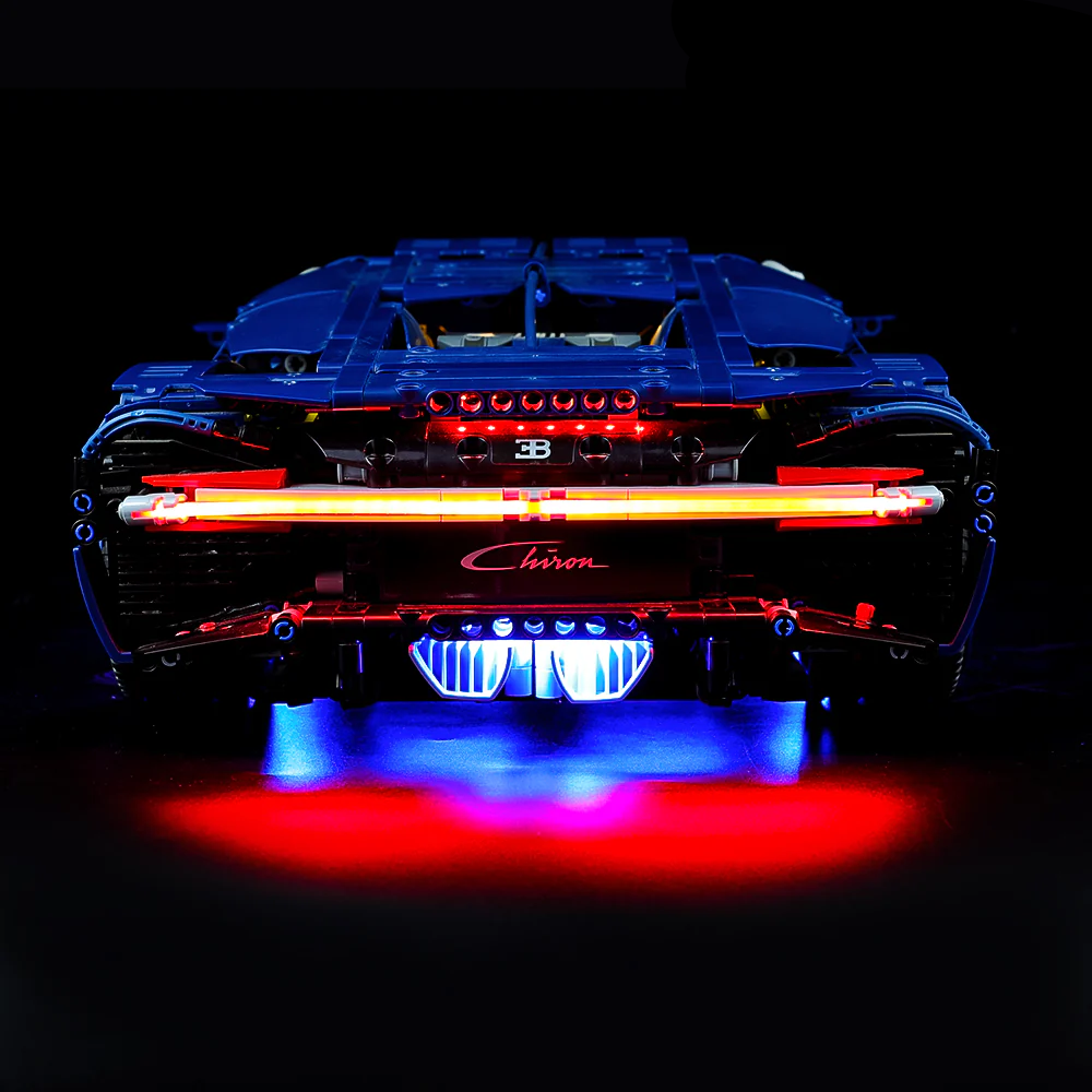Bugatti Chiron 42083 LED Light Kit – Building Block Lighting | Power Brickz™