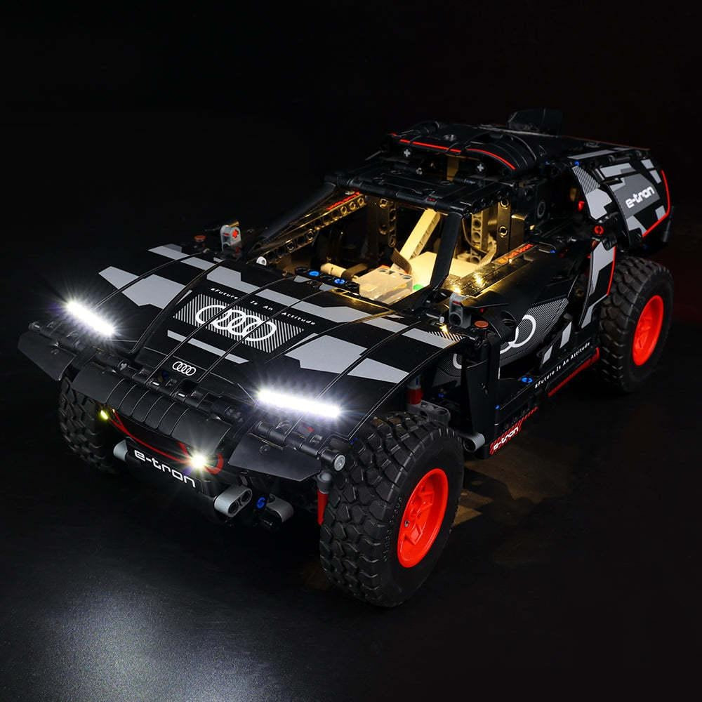 Audi RS Q E-Tron 42160 LED Light Kit – Building Block Lighting | Power Brickz™