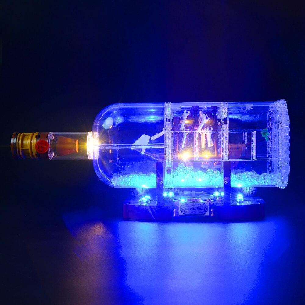 Ship In A Bottle 21313 LED Light Kit – Building Block Lighting | Power Brickz™