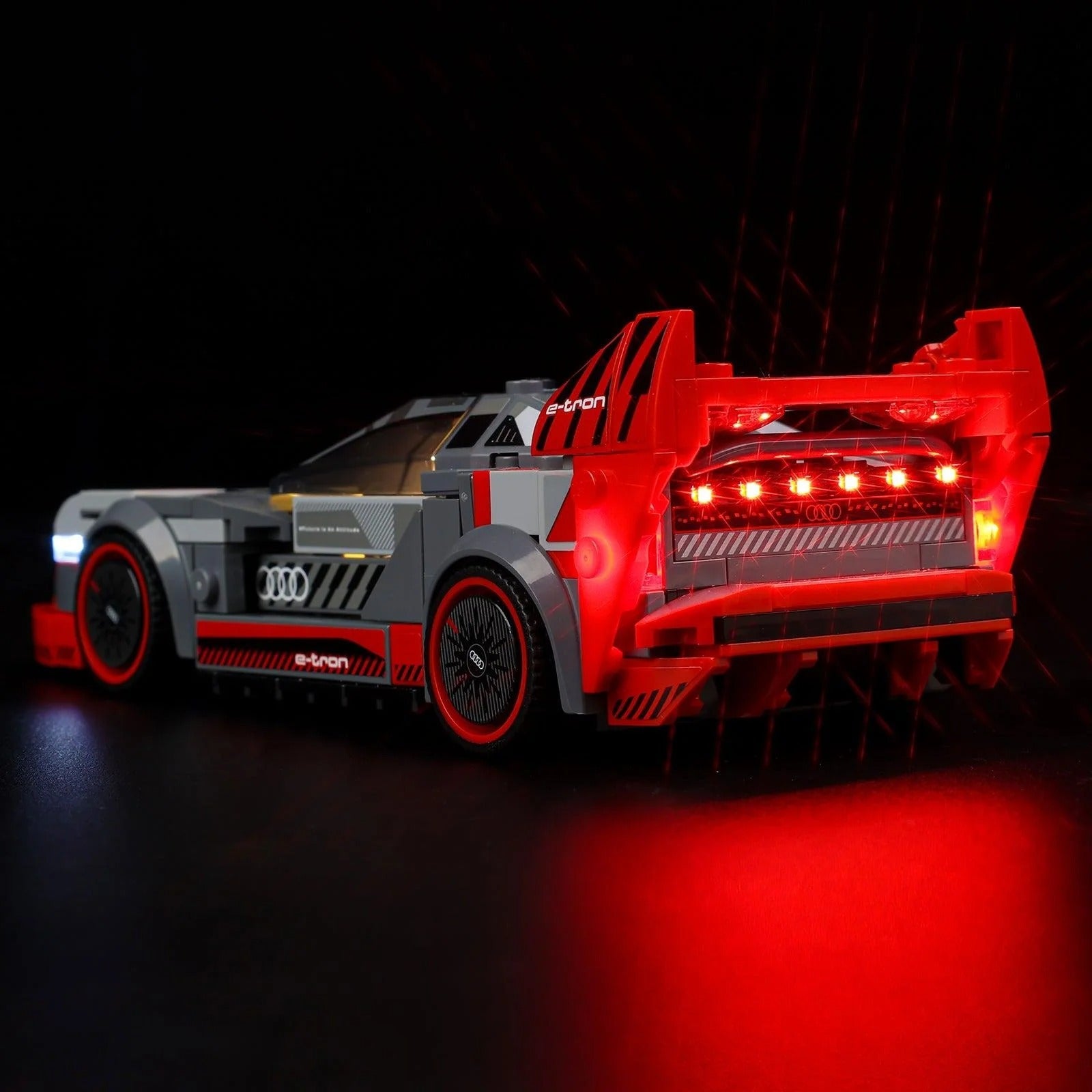 Audi S1 E-Tron Quattro Race Car 76921 LED Light Kit – Building Block Lighting | Power Brickz™