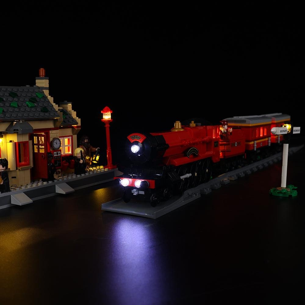 Hogwarts Express Train Set With Hogsmeade Station 76423 LED Light Kit – Building Block Lighting | Power Brickz™