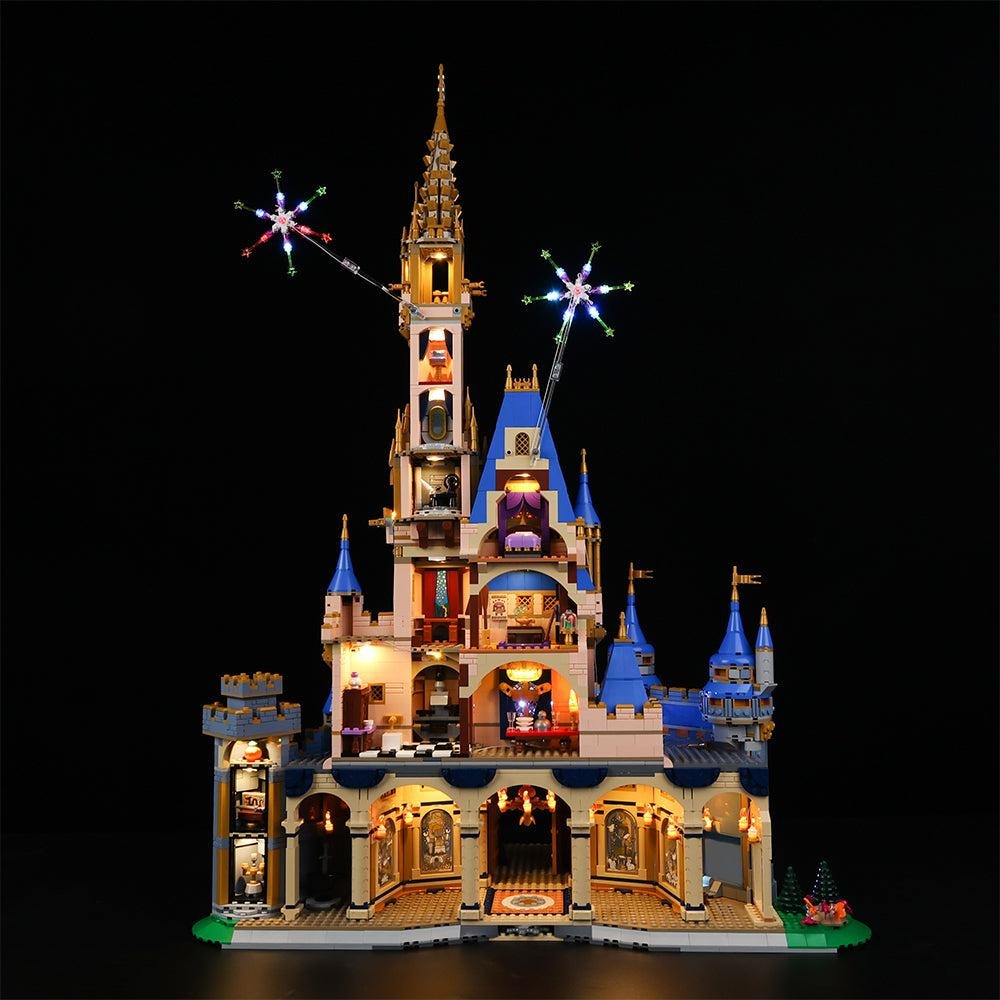Disney Castle 43222 LED Light Kit – Building Block Lighting | Power Brickz™