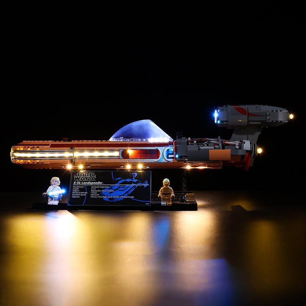 Luke Skywalker's Landspeeder 75341 LED Light Kit – Building Block Lighting | Power Brickz™