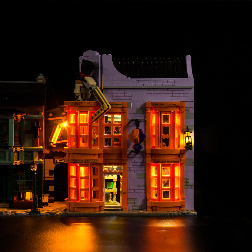 Diagon Alley 75978 LED Light Kit – Building Block Lighting | Power Brickz™