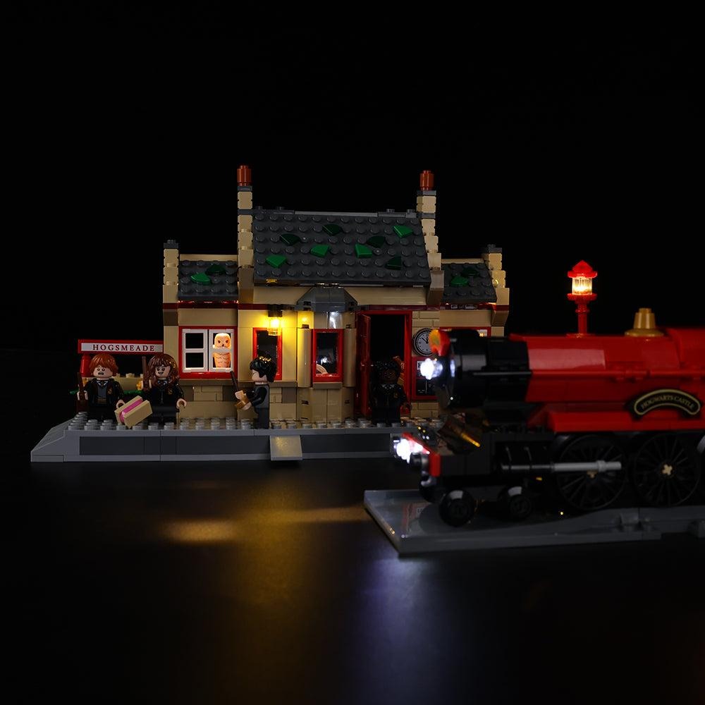 Hogwarts Express Train Set With Hogsmeade Station 76423 LED Light Kit – Building Block Lighting | Power Brickz™