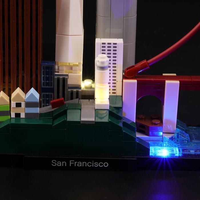 San Francisco 21043 LED Light Kit – Building Block Lighting | Power Brickz™