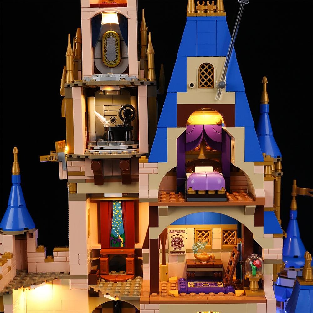 Disney Castle 43222 LED Light Kit – Building Block Lighting | Power Brickz™