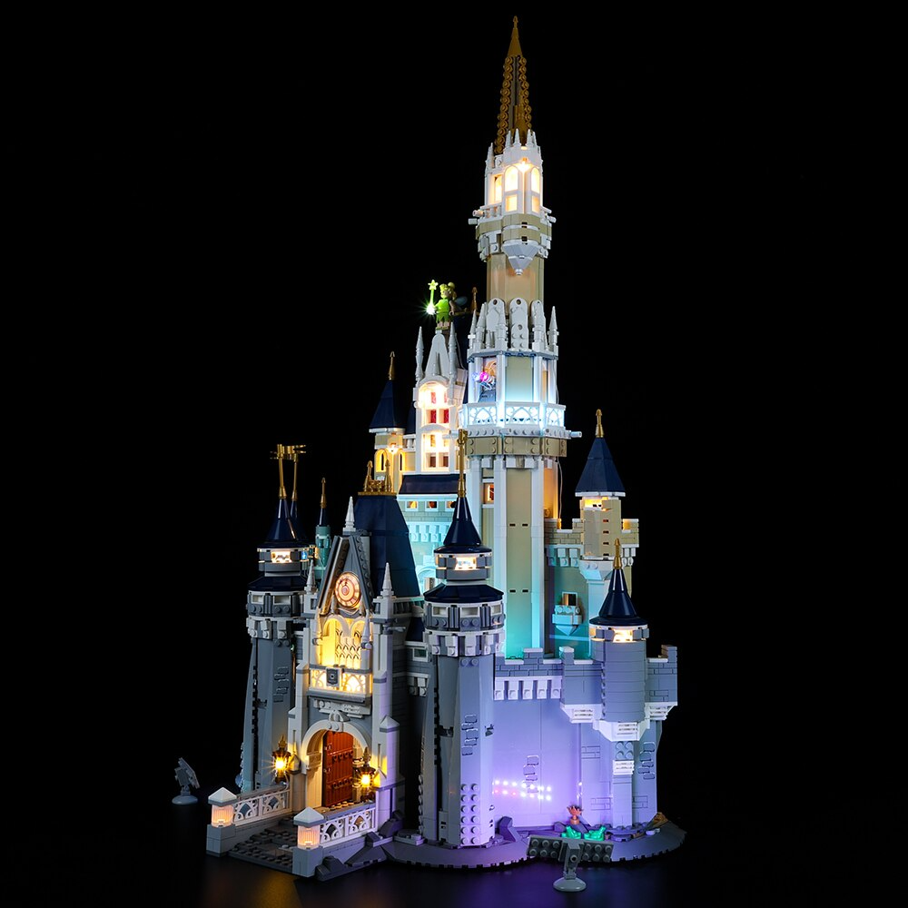 Disney Castle 71040 LED Light Kit – Building Block Lighting | Power Brickz™