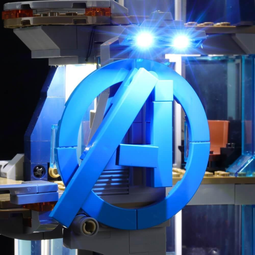Avengers Tower Battle 76166 LED Light Kit – Building Block Lighting | Power Brickz™