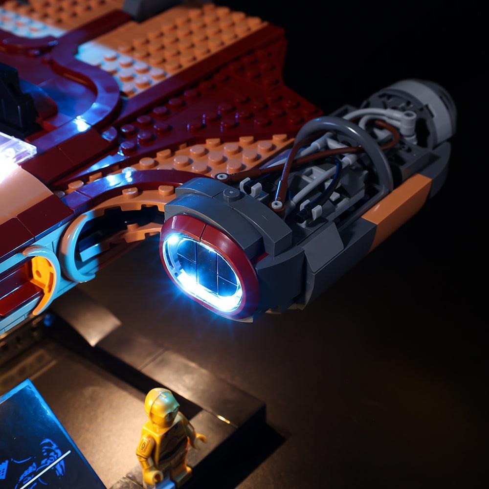 Luke Skywalker's Landspeeder 75341 LED Light Kit – Building Block Lighting | Power Brickz™