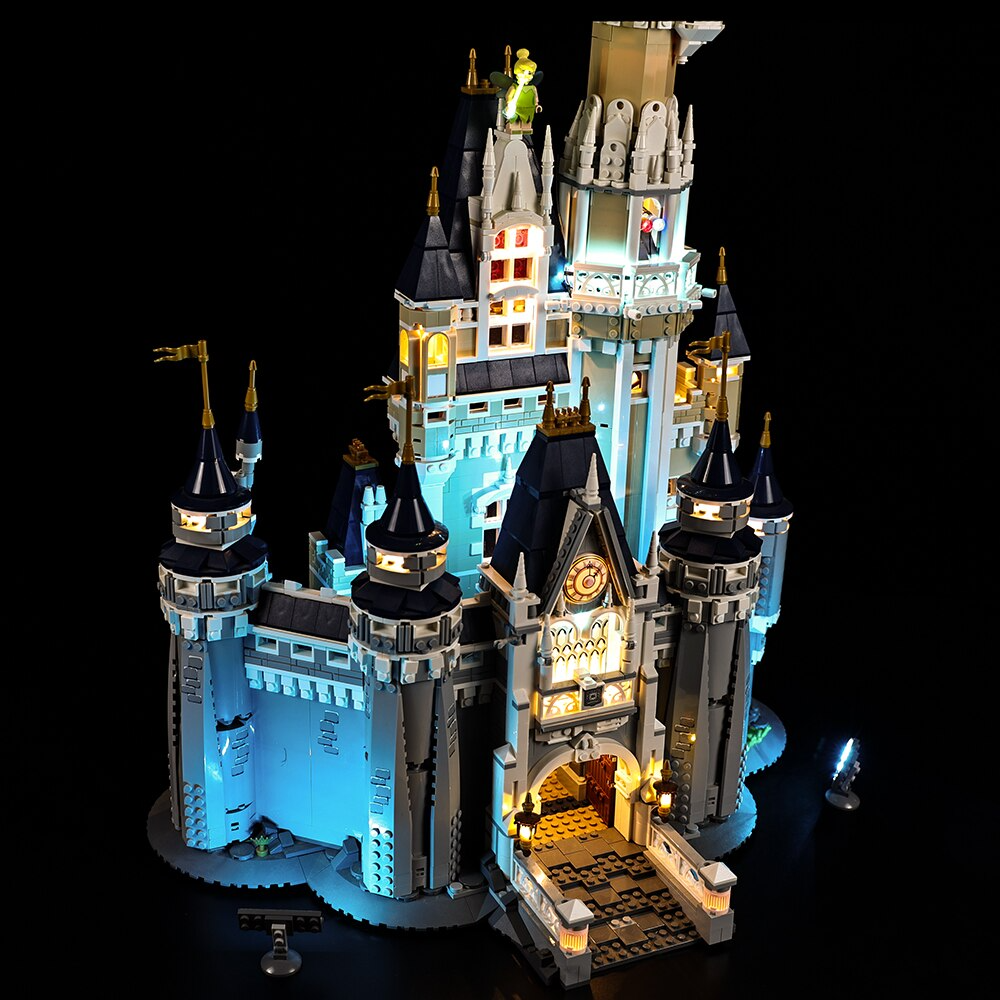Disney Castle 71040 LED Light Kit – Building Block Lighting | Power Brickz™