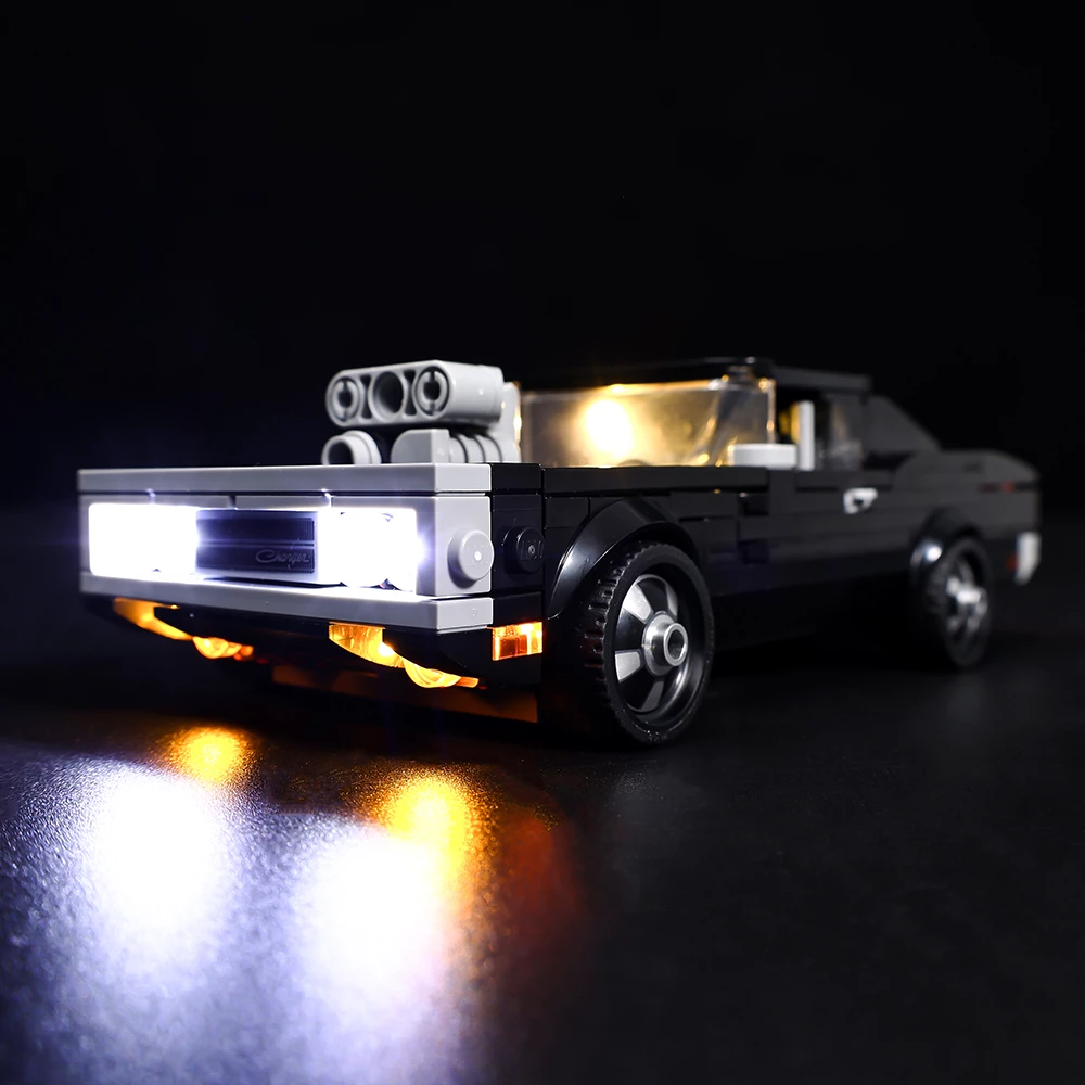 Fast & Furious 1970 Dodge Charger R/t 76912 LED Light Kit – Building Block Lighting | Power Brickz™