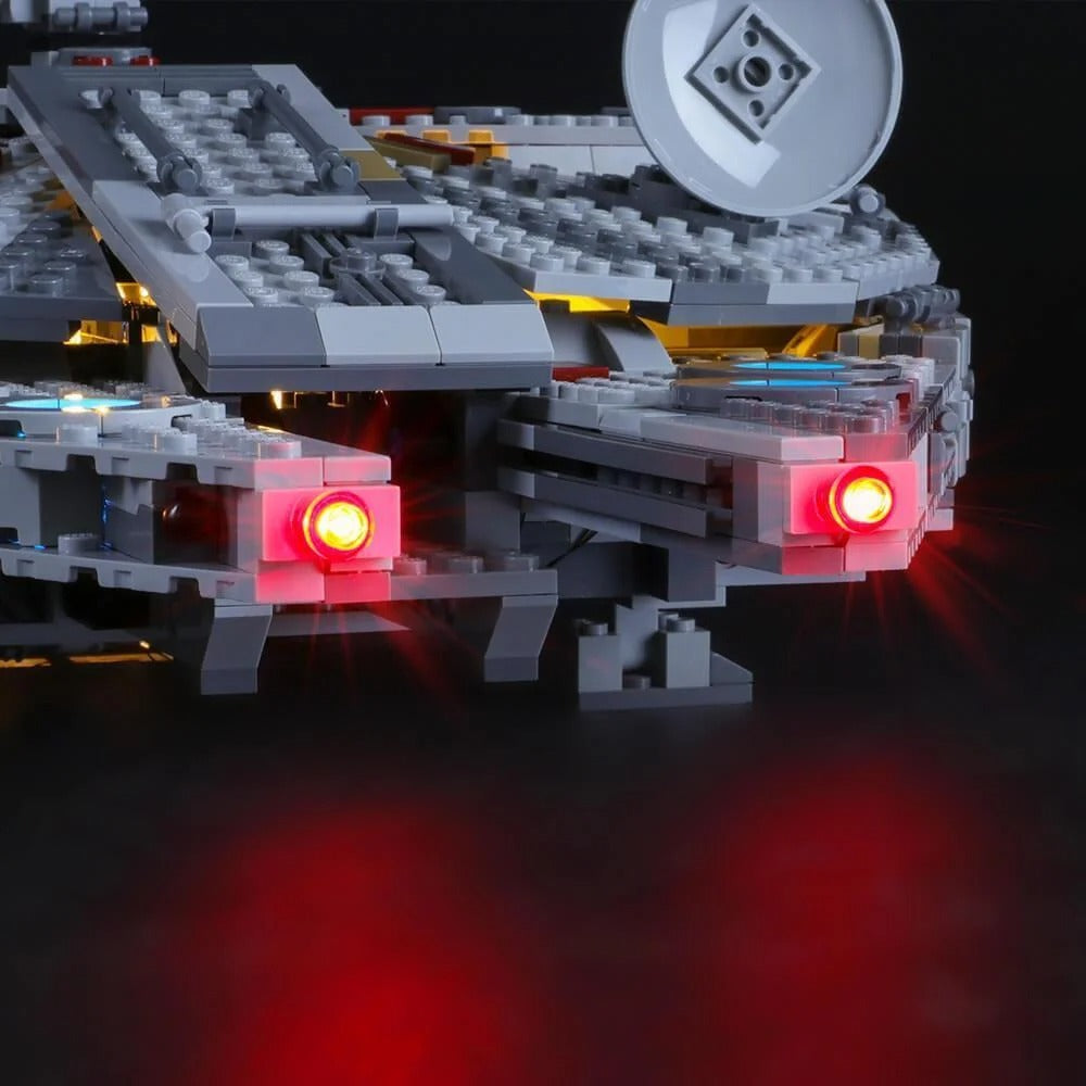Millennium Falcon 75257 LED Light Kit – Building Block Lighting | Power Brickz™