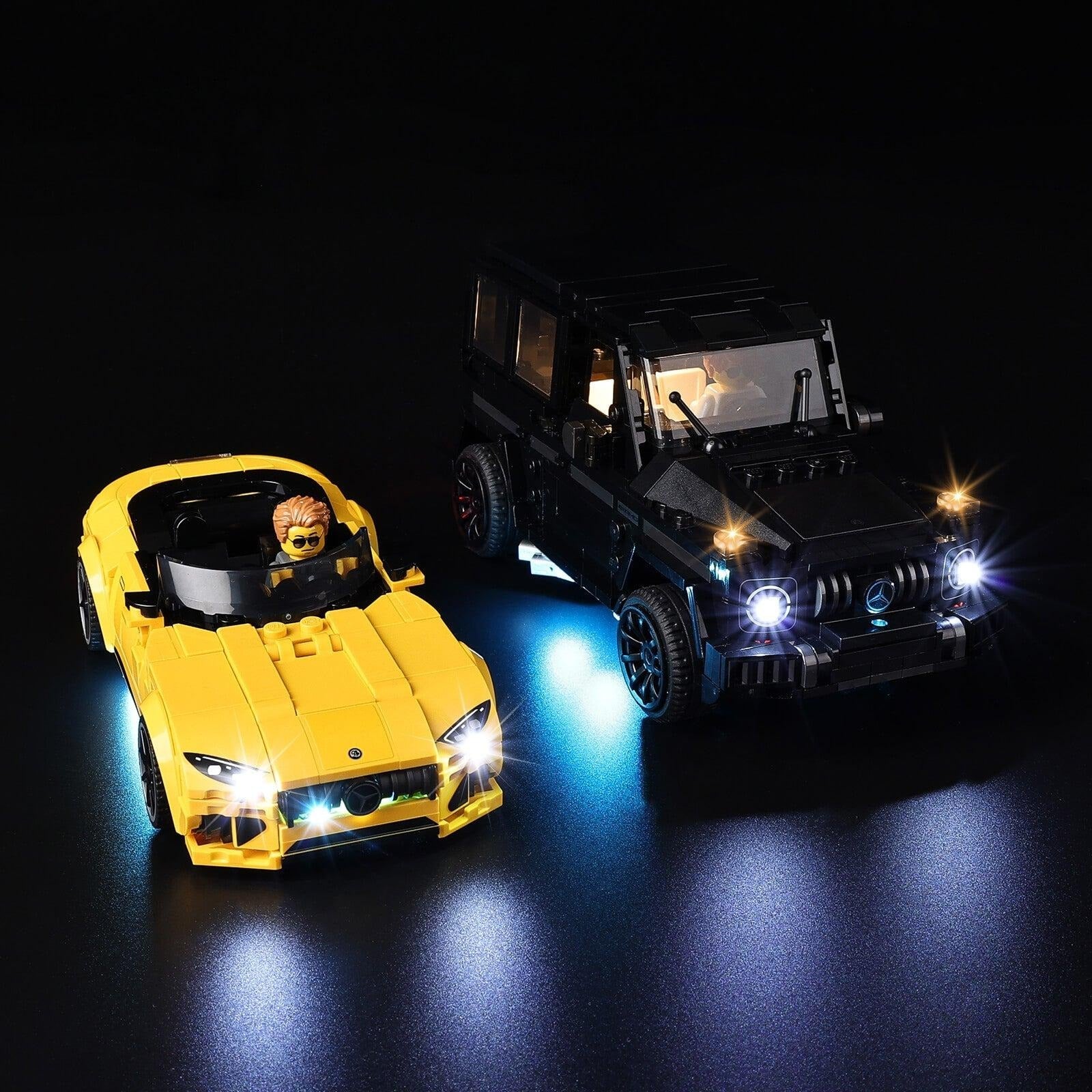 Mercedes-AMG G 63 & Mercedes-AMG SL 63 76924 LED Light Kit – Building Block Lighting | Power Brickz™