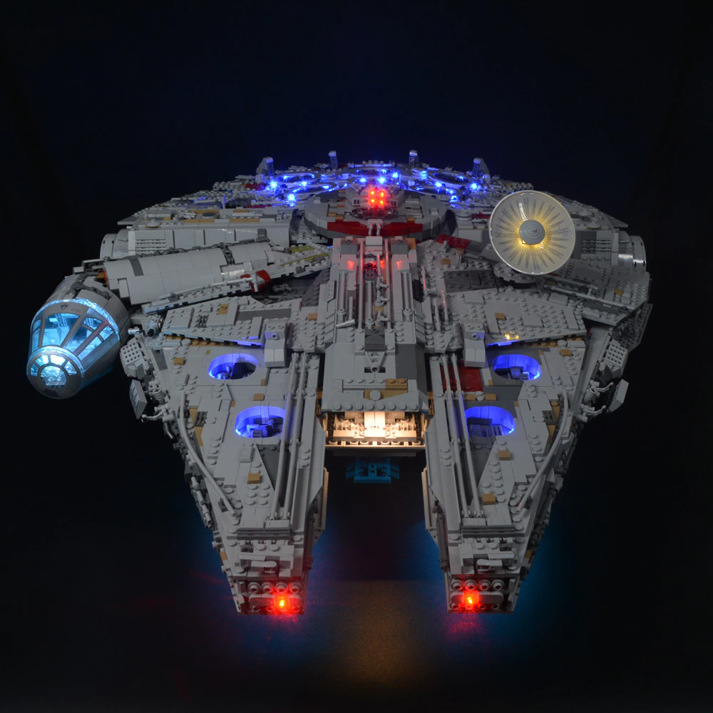 Millennium Falcon 75192 LED Light Kit – Building Block Lighting | Power Brickz™
