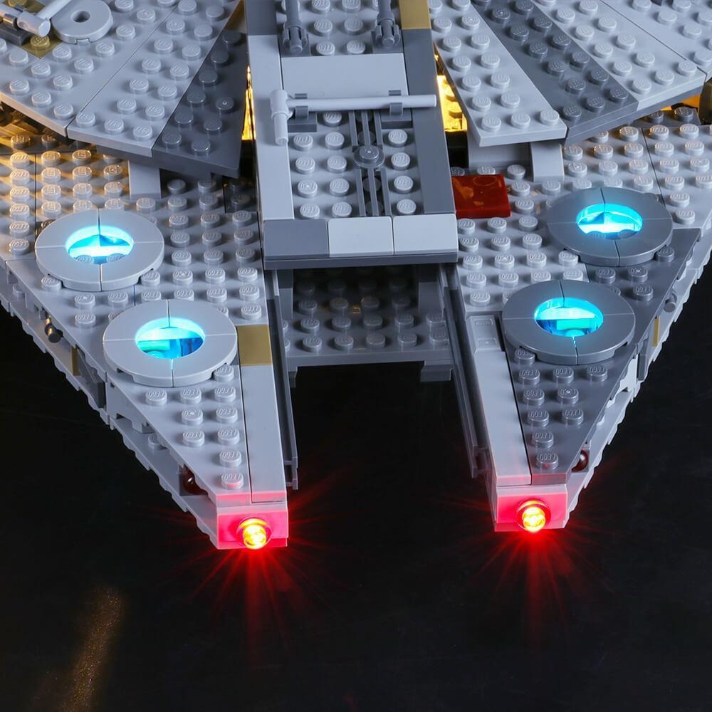 Millennium Falcon 75257 LED Light Kit – Building Block Lighting | Power Brickz™