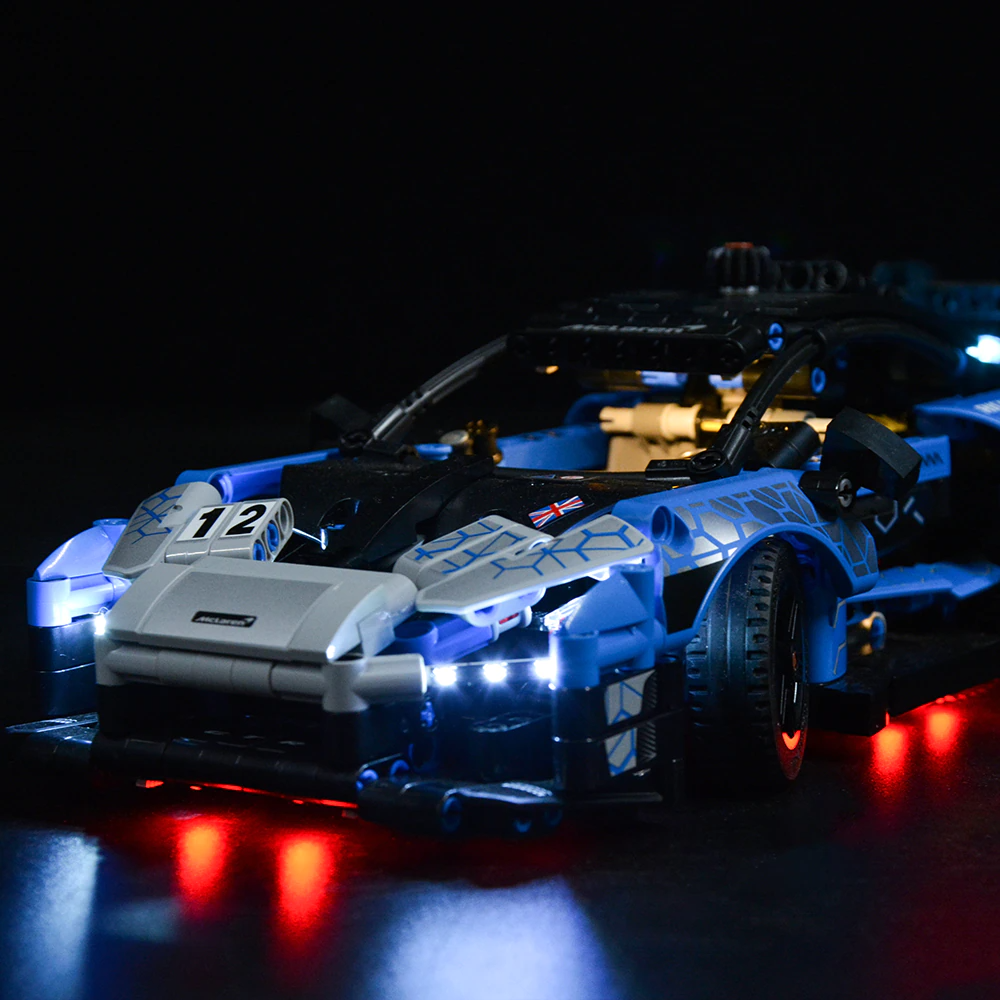 Mclaren Senna GTR 42123 LED Light Kit – Building Block Lighting | Power Brickz™